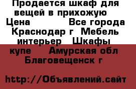 Продается шкаф для вещей в прихожую. › Цена ­ 3 500 - Все города, Краснодар г. Мебель, интерьер » Шкафы, купе   . Амурская обл.,Благовещенск г.